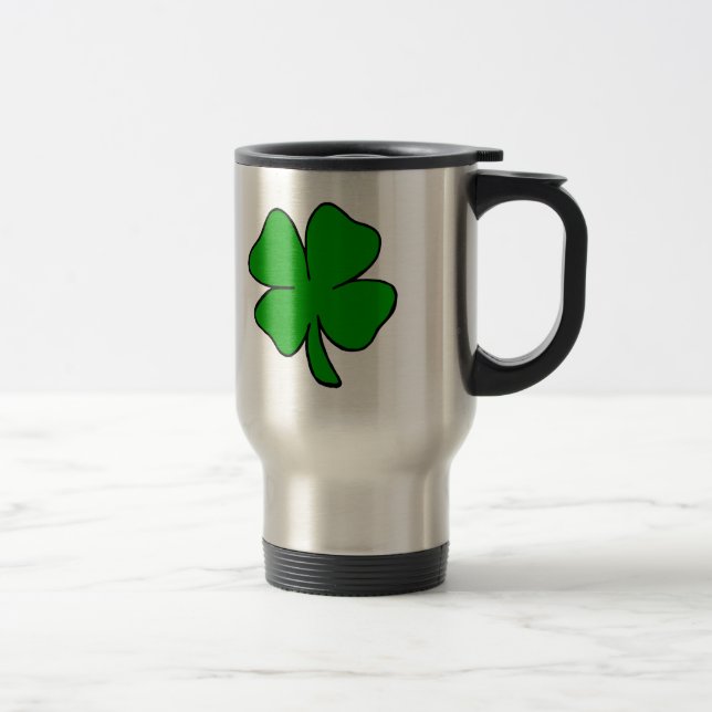 Shamrock Travel Mug (Right)