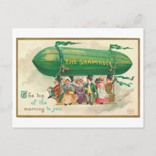 Shamrock Vintage St. Patrick's Day Postcard