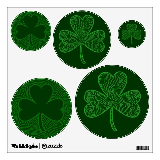 Shamrock Wall Sticker (Front)