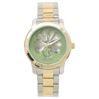 Shamrock Watch! Irish Watch! Add Name! Watch