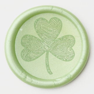 Shamrock Wax Seal Sticker