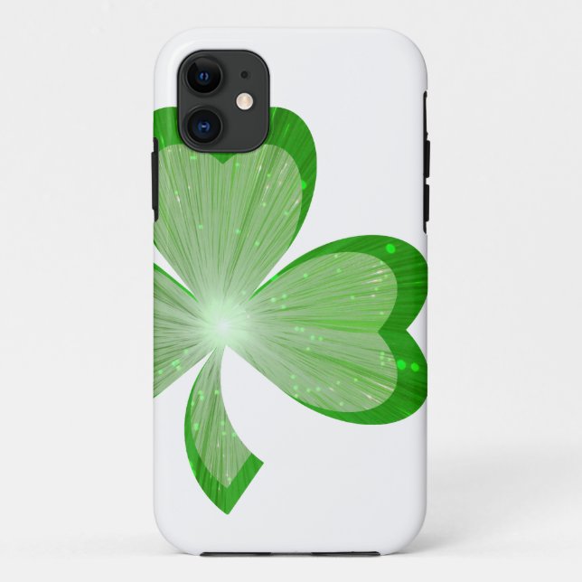 Shamrock White Side iPhone 5 case (Back)