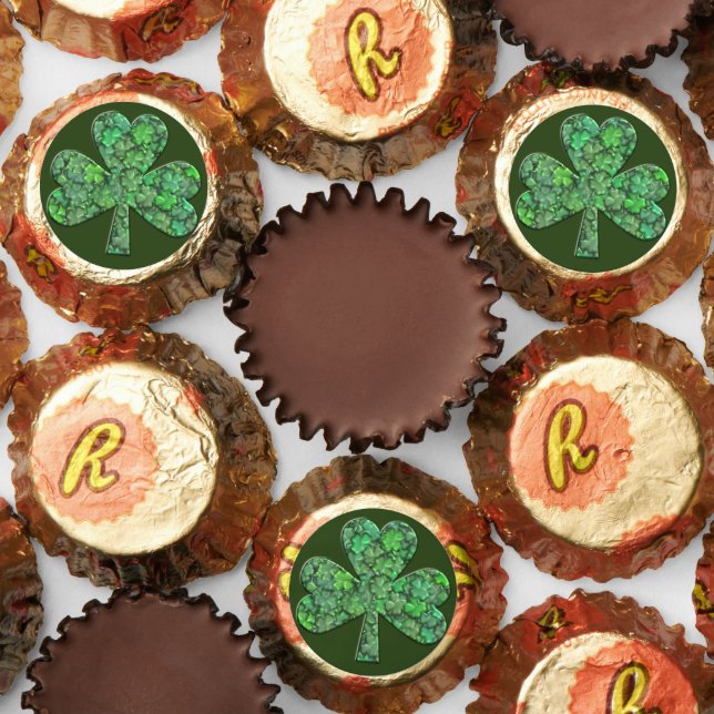 Shamrock with Clovers Inside Reese's Peanut Butter Cups (Assorted)