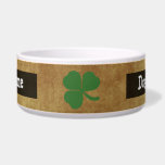 Shamrock with Vintage Gold Bowl
