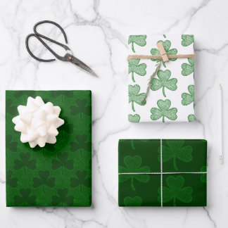 Shamrock Wrapping Paper Sheets