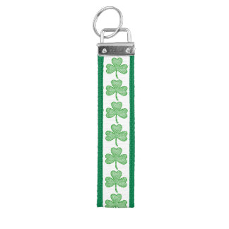 Shamrock Wrist Keychain