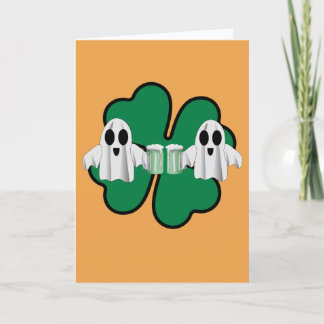Shamrocked and Sheet-faced Card