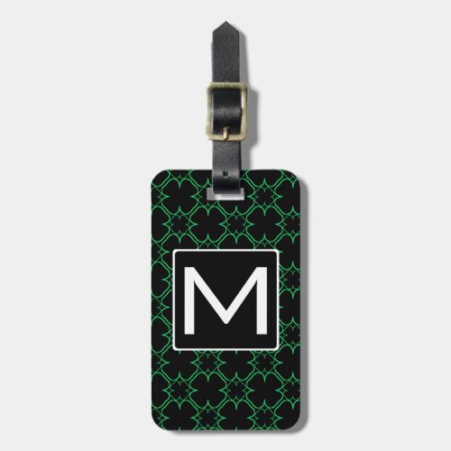 Shamrocked Mono Gram Luggage Tag