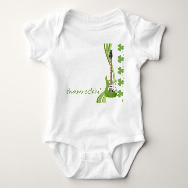 Shamrockin Baby Bodysuit (Front)