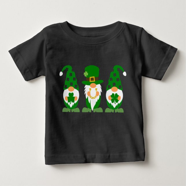 Shamrocks – A Touch of Irish Luck 🍀 Baby T-Shirt (Front)