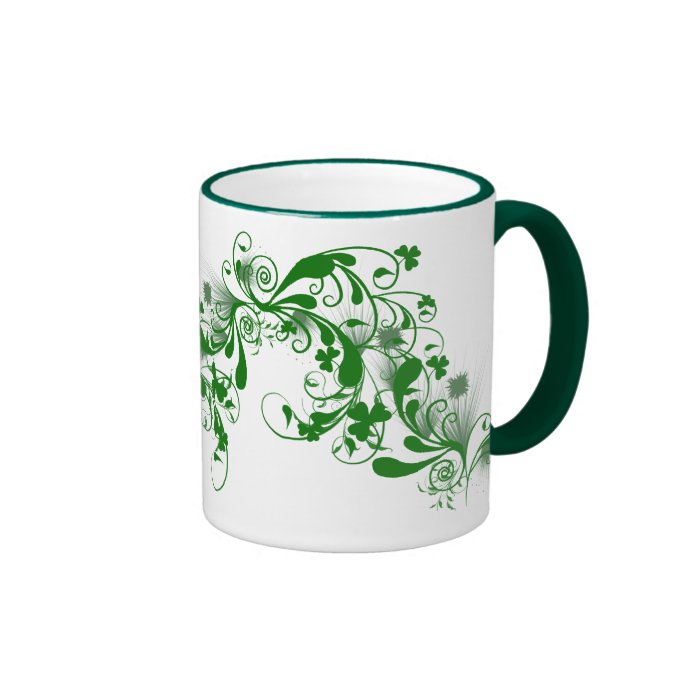 Shamrocks and Florals Mug