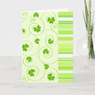 Shamrocks and stripes - Card