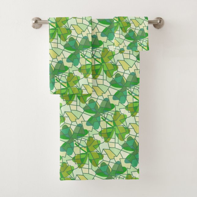 Shamrocks Bath Towel Set (Insitu)