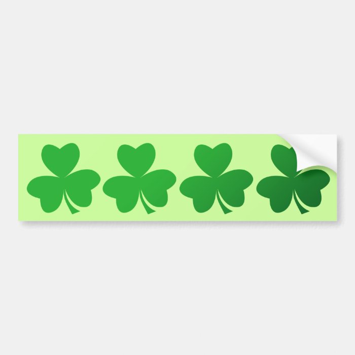 Shamrocks Bumper Sticker