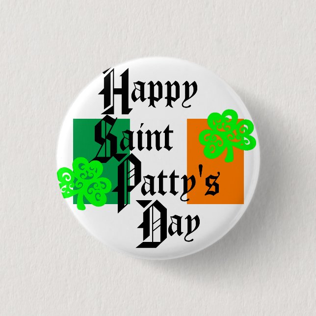 SHAMROCKS BUTTON (Front)
