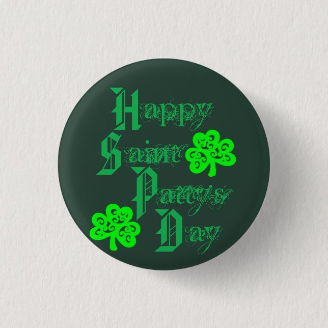SHAMROCKS BUTTON (Front)