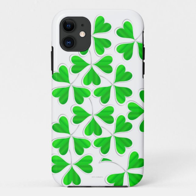 Shamrocks Case-Mate iPhone Case (Back)