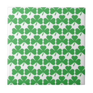 SHAMROCKS! CERAMIC TILE