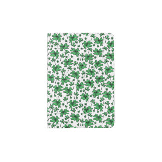 Shamrocks Clover Pattern Passport Holder
