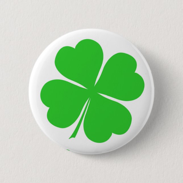 Shamrocks / Clover Tattoos + your ideas Button (Front)