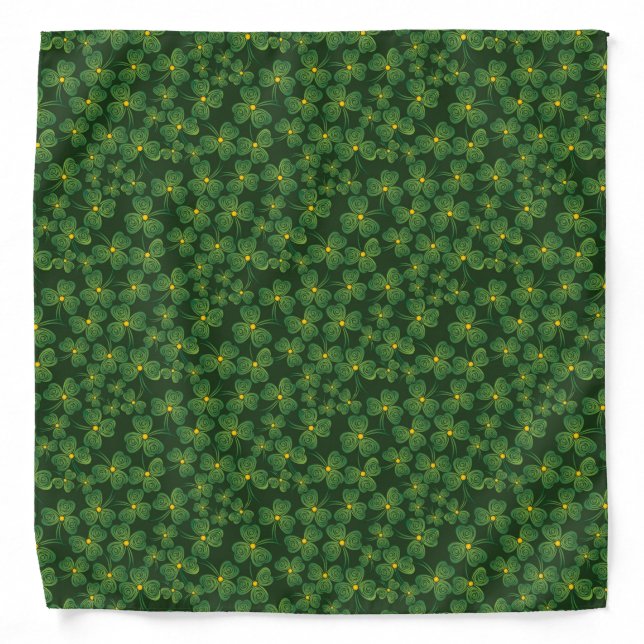 Shamrocks Design Bandana (Front)