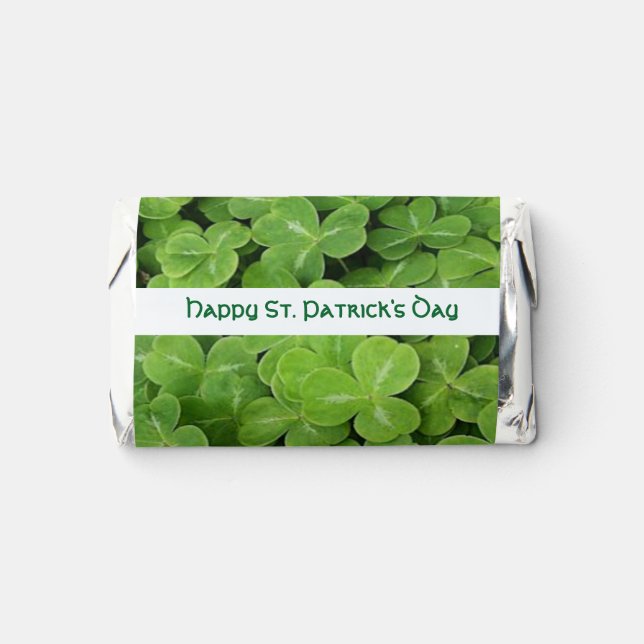 Shamrocks Design Hershey's Miniatures (Front)