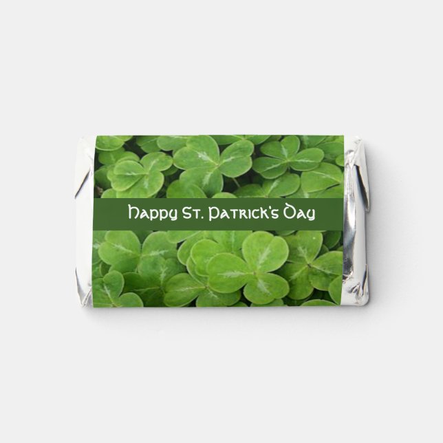 Shamrocks Design Hershey's Miniatures (Front)