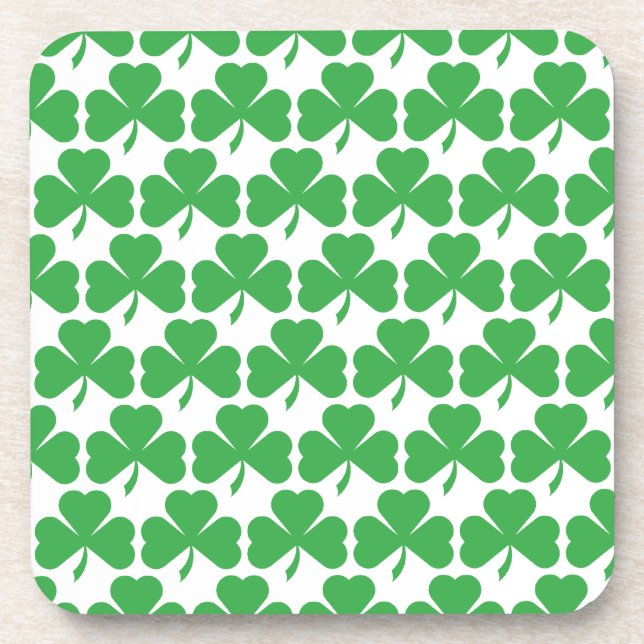 SHAMROCKS! DRINK COASTER (Front)