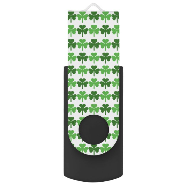 Shamrocks Flash Drive (Front Vertical)
