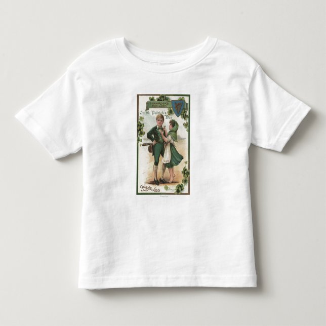 Shamrocks for Luck Toddler T-shirt (Front)