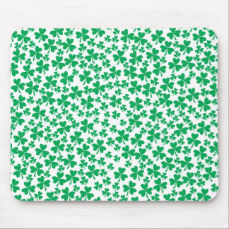 Shamrocks for St Patrick's Day Mouse Pad