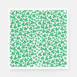 Shamrocks for St Patricks Day Napkins