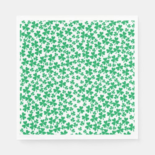 Shamrocks for St Patricks Day Napkins