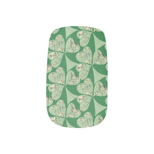 Shamrocks Have a Happy St Patricks  Minx Nail Art