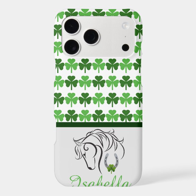 Shamrocks Iphone Case (Back)