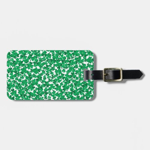 shamrocks Ireland Irish proud to be Irish Luggage Tag