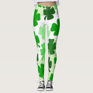Shamrocks Irish Leggings
