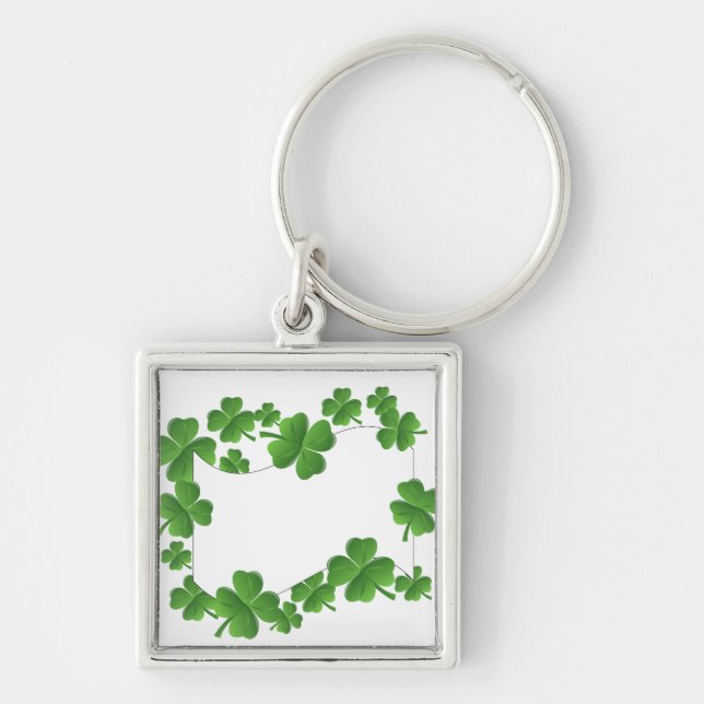 Shamrocks Keychain (Front)