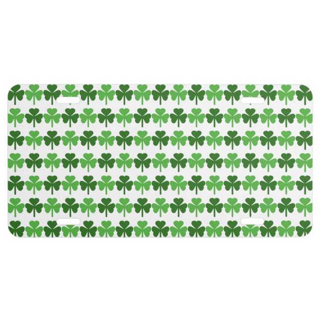 Shamrocks License Plate (Front)