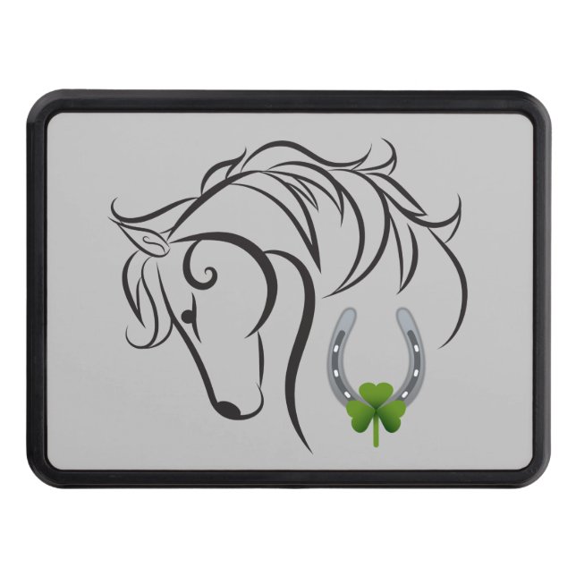Shamrocks License Plate Hitch Cover (Front)