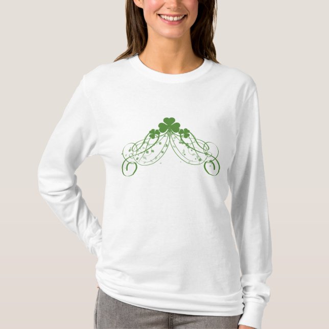 Shamrocks Long Sleeve T-shirt (Front)