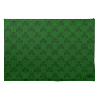 Shamrocks Pattern Cloth Placemat