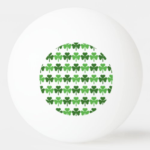 Shamrocks Ping Pong Ball