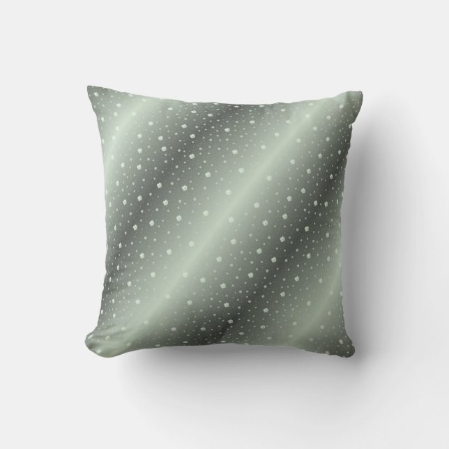 shamrocks, set,home,checks,stripes, throw pillow (Front)