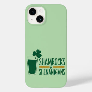Shamrocks & Shenanigans: St. Patrick's Day Design Case-Mate iPhone 14 Case