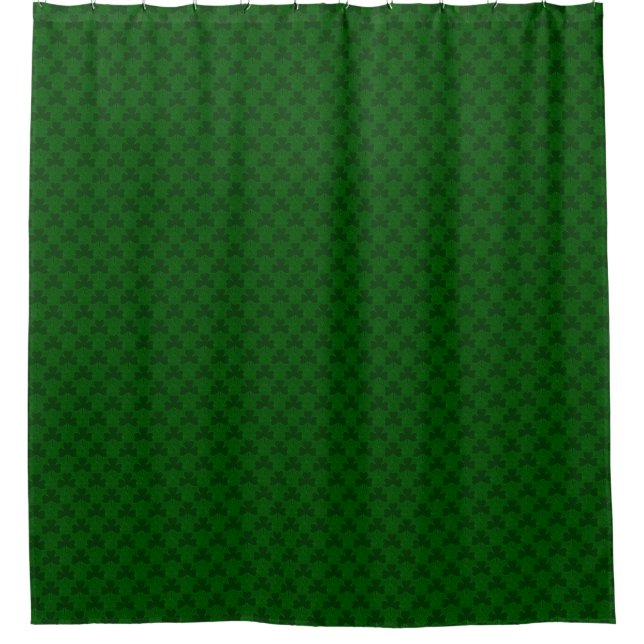 Shamrocks Shower Curtain (Front)