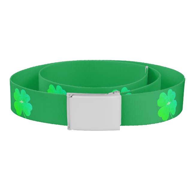 Shamrocks St. Patrick's Day 4Sean Belt (Coil)