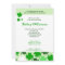 SHAMROCKS ST PATRICKS DAY GREEN Baby Shower