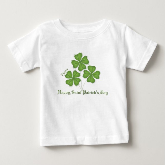 Shamrock's St. Patrick's Day Toddler T-Shirt (Front)