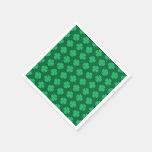 Shamrocks, symbol of St. Patrick's Day, Napkins